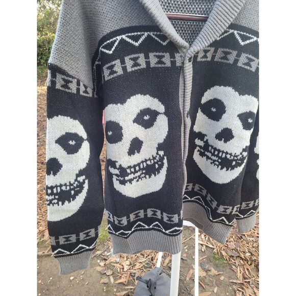 Misfits Cardigan Sweater XL - Picture 9 of 10